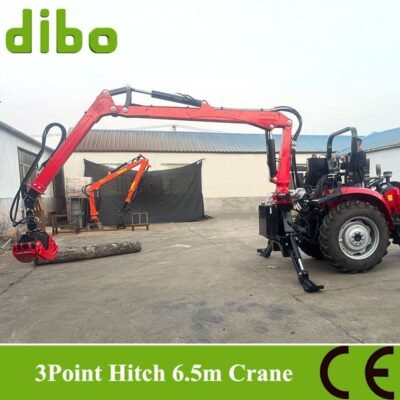 3point hitch 6.5m crane