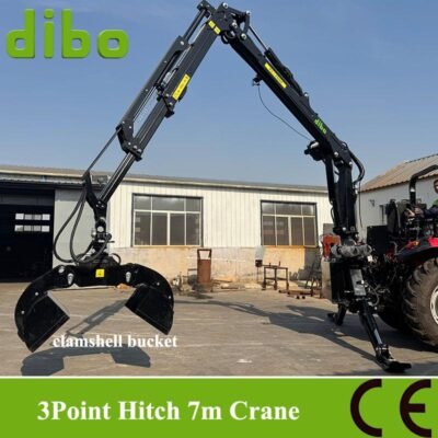 3point hitch 7m timber crane