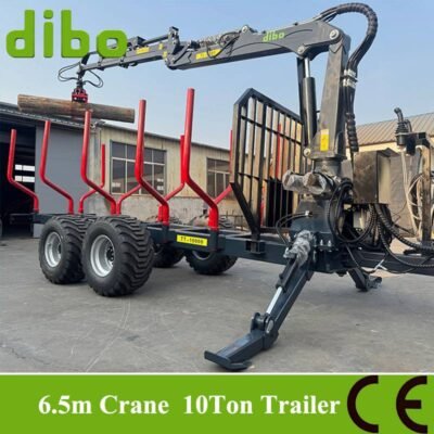 6.5H crane 10 ton trailer